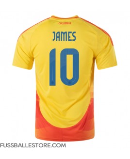 Günstige Kolumbien James Rodriguez #10 Heimtrikot Copa America 2024 Kurzarm